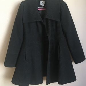 Worthington Sparkling Black Pea Coat